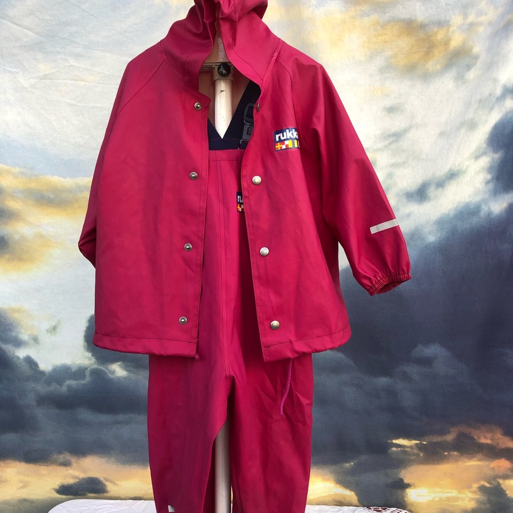 Rukka European rain suit and jacket set, children’s EU size 92
